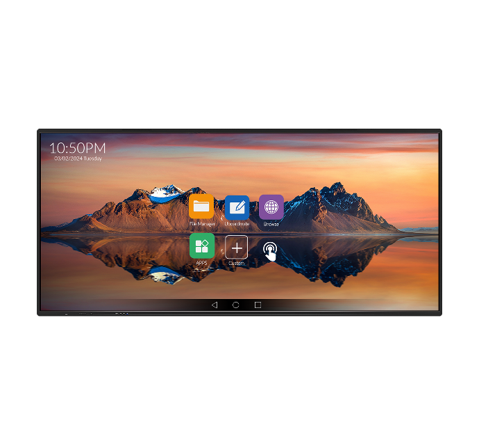 Pantalla interactiva de 10% pulgadas con el interfaz actualizado