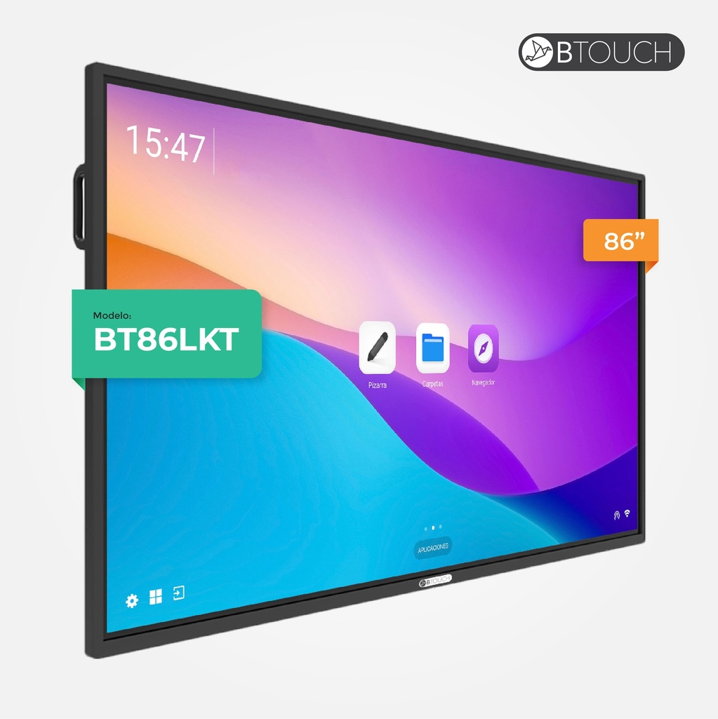 [BT-65LKT HUB] Pantalla Interactiva HUB 65", 75", 86", 98" BTOUCH (65")